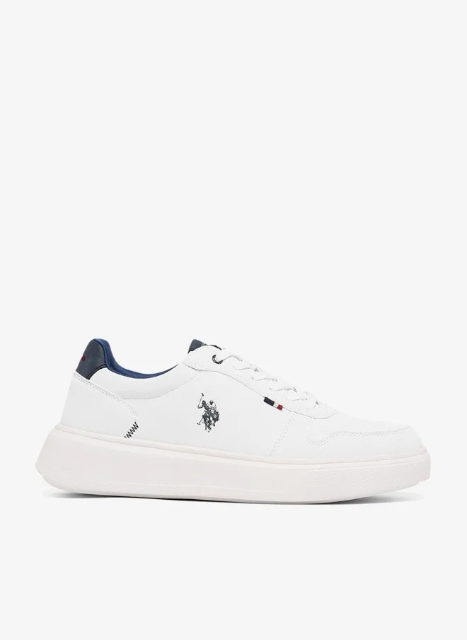 U.S. Polo Assn. Men's White Low-Top Limited Edition Sneakers Shoes - Super Light, A Dream for Every Feet Lover!
