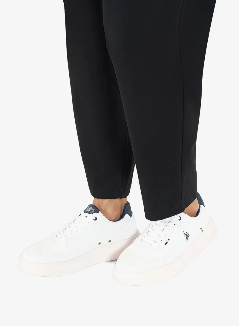 U.S. Polo Assn. Off-White Men's White Low-Top Limited Edition Sneakers Shoes - Super Light, A Dream for Every Feet Lover! for Men | Best Price UAE