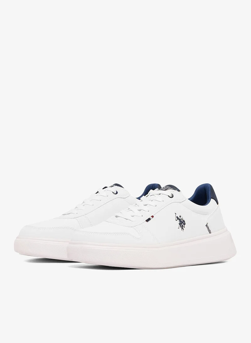 U.S. Polo Assn. Off-White Men's White Low-Top Limited Edition Sneakers Shoes - Super Light, A Dream for Every Feet Lover! for Men | Best Price UAE