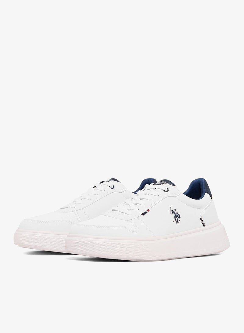 U.S. Polo Assn. Men's White Low-Top Limited Edition Sneakers Shoes - Super Light, A Dream for Every Feet Lover! - Image 3