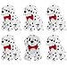 Jiuguva 6 Pcs Dalmatians Dog Plush Stuffed Toys Spotted Dog Realistic Stuffed Puppy Soft Dalmatian Party Favors for Halloween Carnival Prize Gift Birthday Baby Shower 57 InchNovelty Style - Image 3