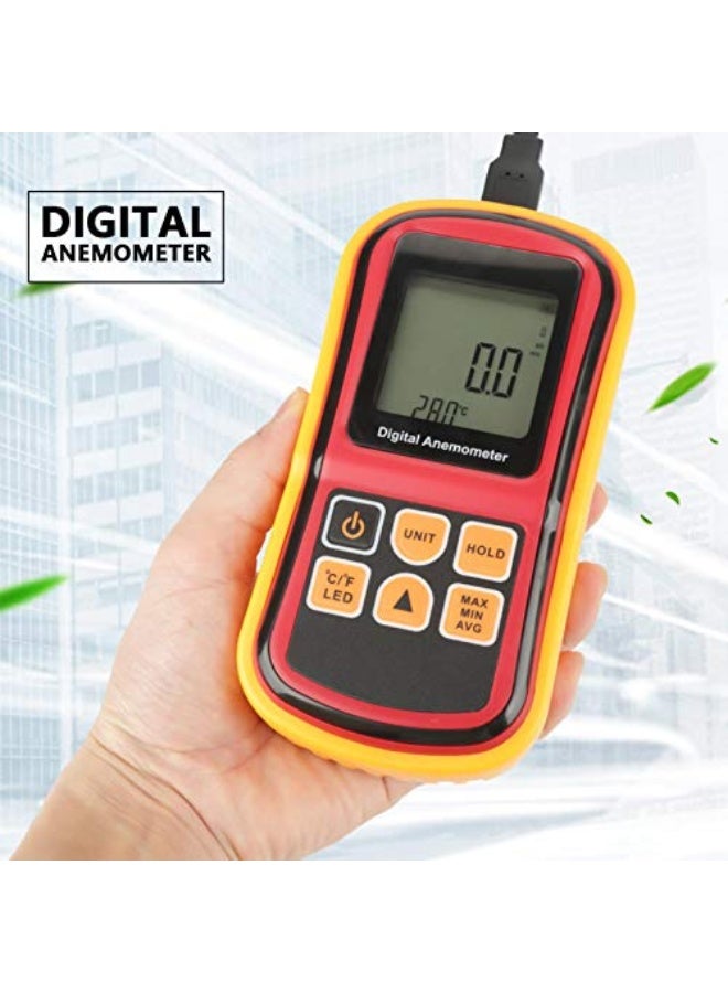 Pro Anemometer, Wind Speed Anemometer Portable Wind Speed Anemometer Handheld Digital Anemometer, for Office Air Condition Car HomeWzsydn - Image 4