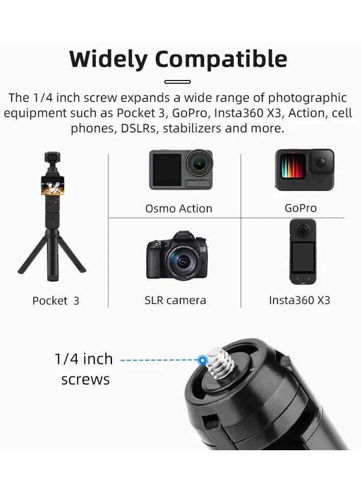 For DJI Osmo Pocket 3/2 Camera Mini Tripod, Portable Smart Camera Bracket Support Holder - Image 5