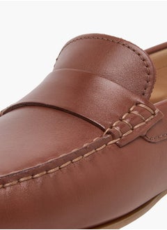 Celeste Women's Logo Accent Leather Slip-On Loafers  - Image 4
