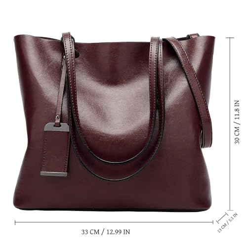 ALARION Women Top Handle Satchel Handbags Shoulder Bag Messenger Tote Bag Purse - Image 3