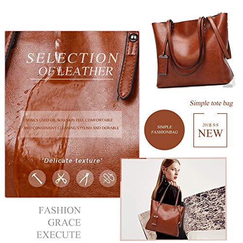 ALARION Women Top Handle Satchel Handbags Shoulder Bag Messenger Tote Bag Purse - Image 5