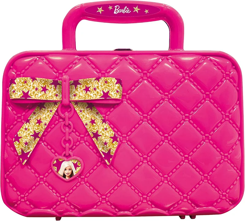 باربي Barbie Trendy Cosmetic Bag with Glitter Bow