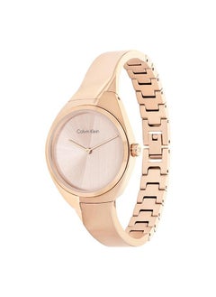 CALVIN KLEIN Women's Analog Round Shape Gold Wrist Watch 25200236 30 Mm  - Image 2