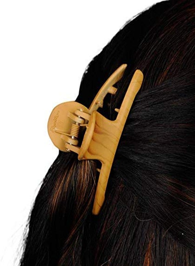 Imioxo Wooden Colour Plastic Hair Clutch/Claws/Clips for Girls and Women. (Pack of 3) - Image 3