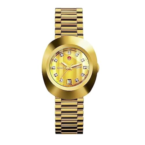 Rado DiaStar Original Swiss Automatic Watch with Stainless Steel Strap, Gold, 21 (Model: R12416633) - Image 3