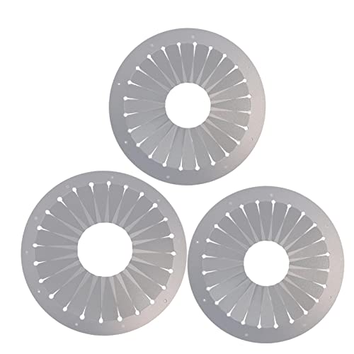 kowaku 3Pcs Badge Button Ornament Ribbon Flower Making Tool Rosette Maker Ribbon Rosette Brooch - Image 1