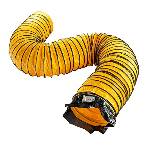 MOUNTO 25FT PVC Flexible Duct Hosing for Exhaust Fan (8inch w/o bag) - Image 1