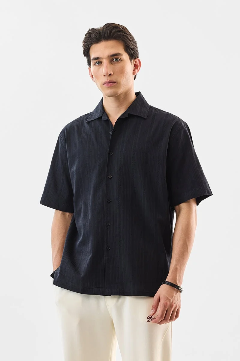 سنيتش قميص قطني % بقصة صندوقية محكمة