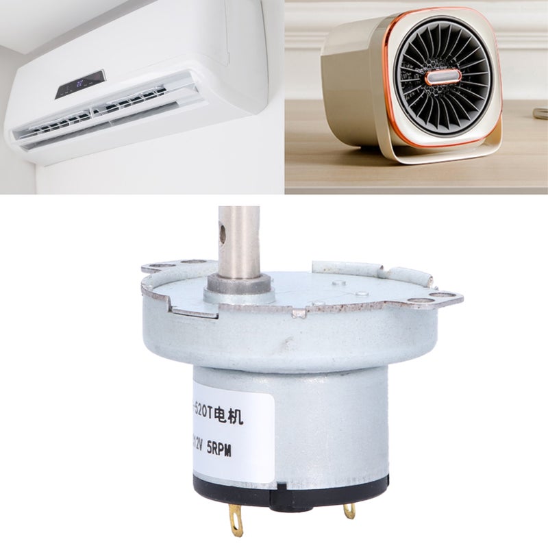 Synchronous Motor: 1pc Aluminum & Plastic Compact Motor - Low Power Consumption High Torsion Quiet Operation Small Motor for Household Appliances Heaters Fans Art Displays - Image 4