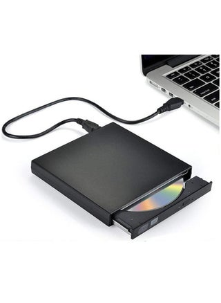 محرك أقراص CD و DVD خارجي USB 2.0 رفيع قابل للحمل بمنفذ USB 2.0 قارئ وناسخ أقراص CD-RW و DVD-RW للاب توب والنوت بوك والكمبيوتر المكتبي - pzsku/Z30D8A8ACFC96C5B426F5Z/45/1741247735/870f6201-8917-4652-ae00-22f1bf41d526