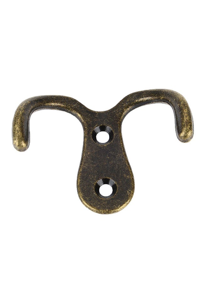 NIBEMINENT 2-Piece Antique Multifunctional Hook Set Gold - Image 3