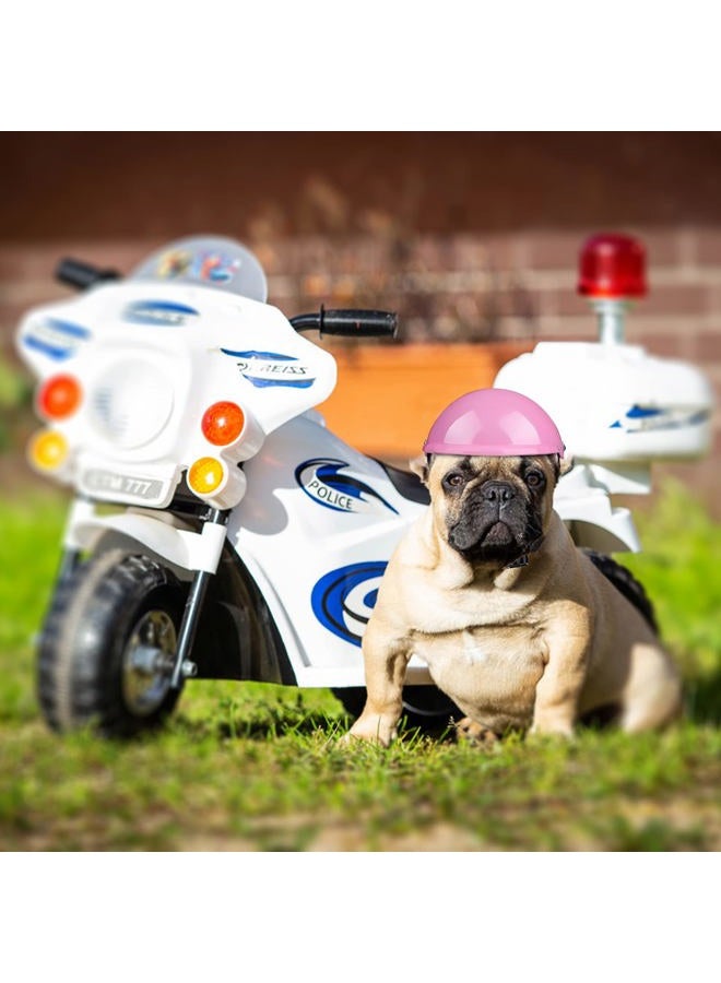 2FY2SW GUGELIVES Pet Dog Helmet Doggie Hardhat for Pets Chihuahua Motorcycles Bike Outdoor Protect Head Sunproof Rainproof Small Medium Large Puppy Helmets Supplies(S, Pink) - Image 3