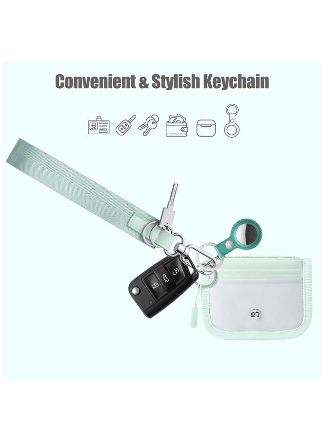 Babysun Wristlet Keychain for Women & Men Never Lost Wrist Strap Lanyard for Car Keys ID Badge Wallet Card Holder Airpod Case Hotpink - Image 2
