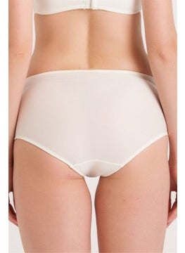Magic Form 783 Women's Ecru Wide Edge High Waist Tulle Panties  - Image 3