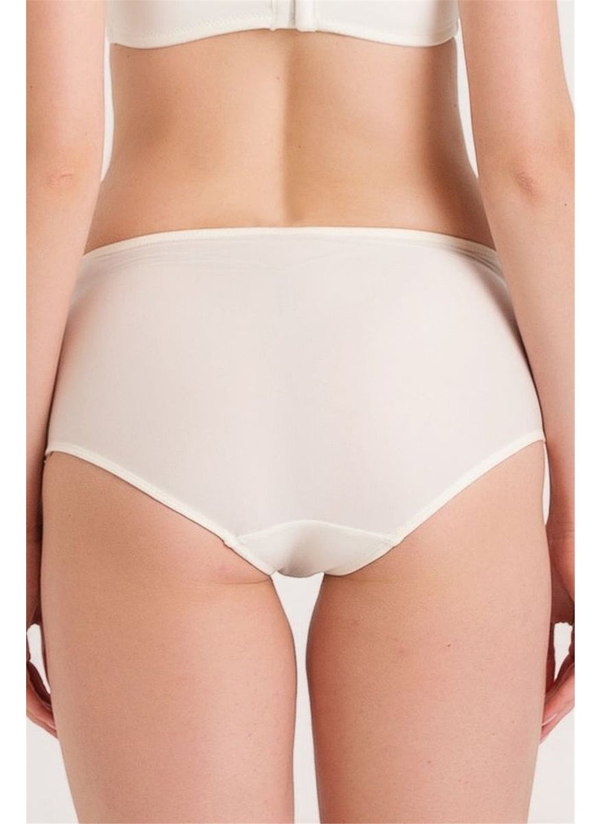 Magic Form 783 Women's Ecru Wide Edge High Waist Tulle Panties  - Image 3