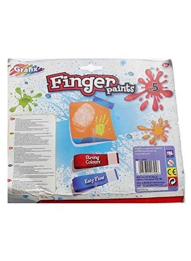 ArtBee ArtBee Finger Paints for Kids, Pack of 5 Colours  - Image 3