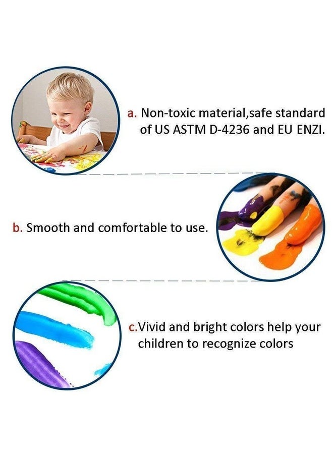 ArtBee ArtBee Finger Paints for Kids, Pack of 5 Colours  - Image 4