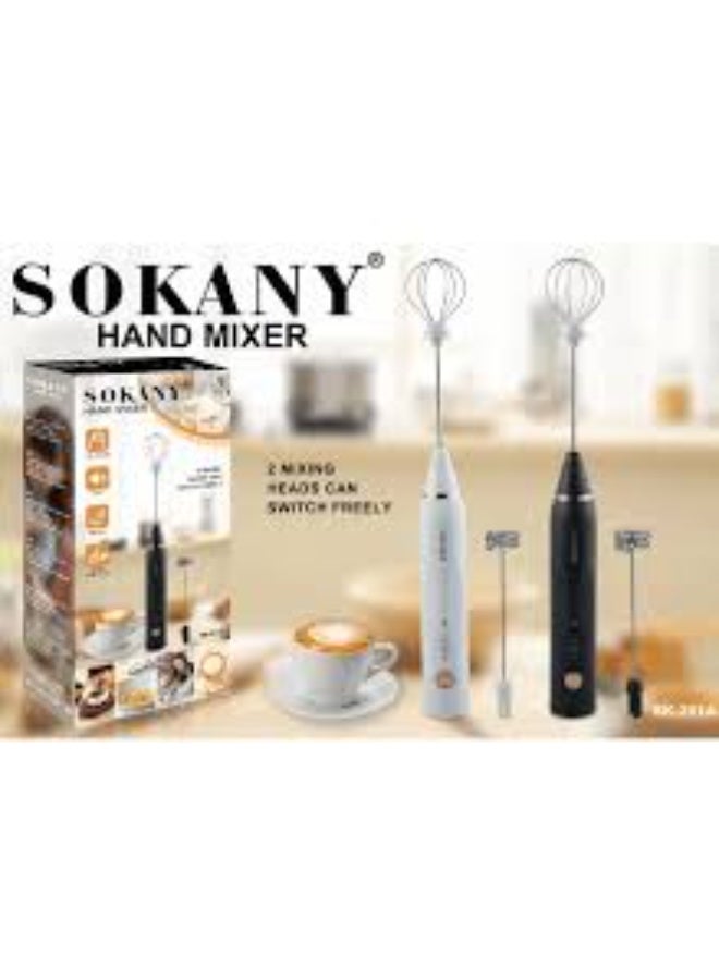 سوكاني مضرب نسكافيه وبيض يدوي USB من سوكاني - (201A) - Image 1