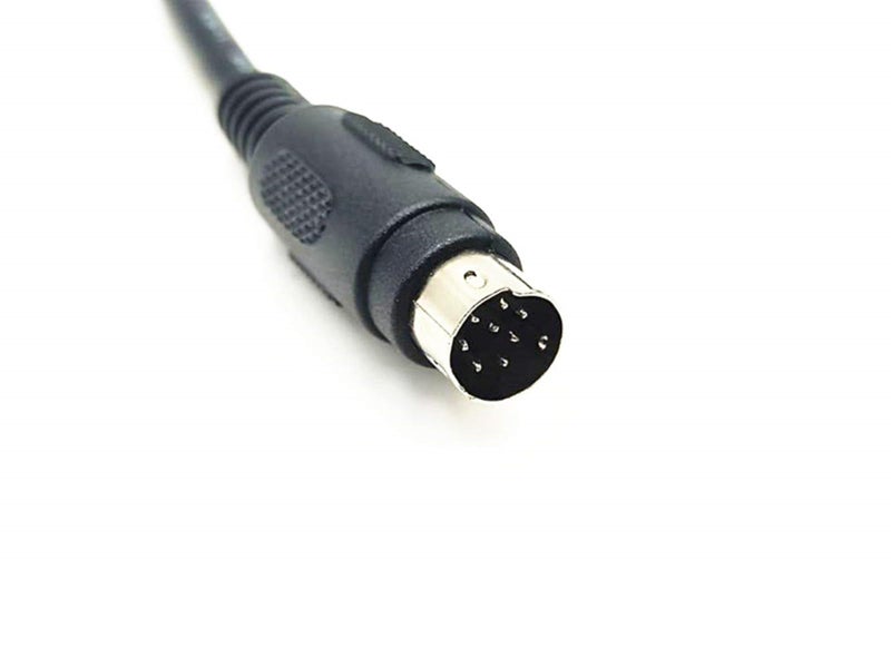 Dachangshund كابل برمجة PLC DB9 RS232 من ذكر إلى أنثى بطول 10 أقدام من داشانغشوند 8P ميني - Image 2