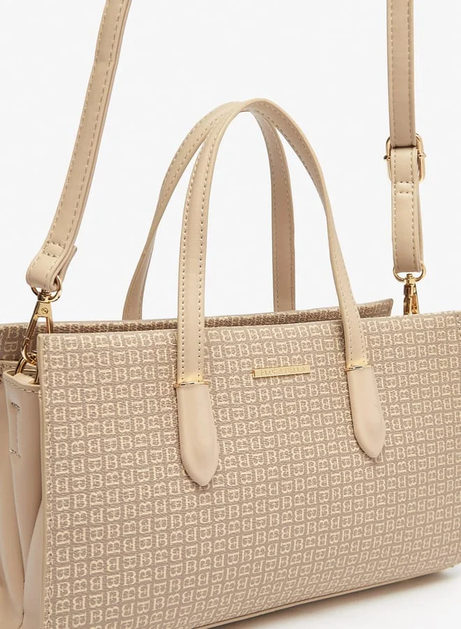Flora Bella By Shoexpress Women Solid Tote Bag with Detachable Strap and Top Handles