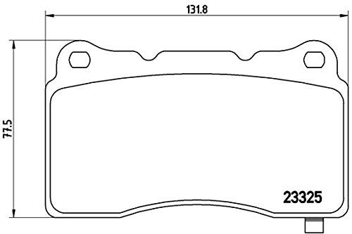 Brembo P09004 Low-Met Alloy Steel Front Disc Brake Pad Set CADILLAC/FORD/FORD USA OE# 105506600B - Image 2