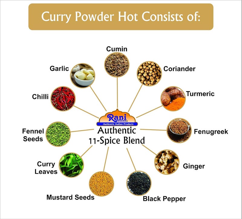 Rani Brand Hot Indian Curry Powder - 16oz (454g) Plastic Bottle - Image 4