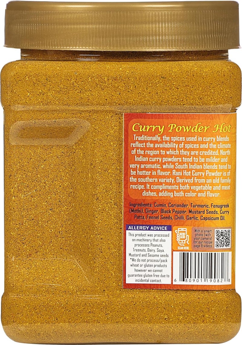 Rani Brand Hot Indian Curry Powder - 16oz (454g) Plastic Bottle - Image 5