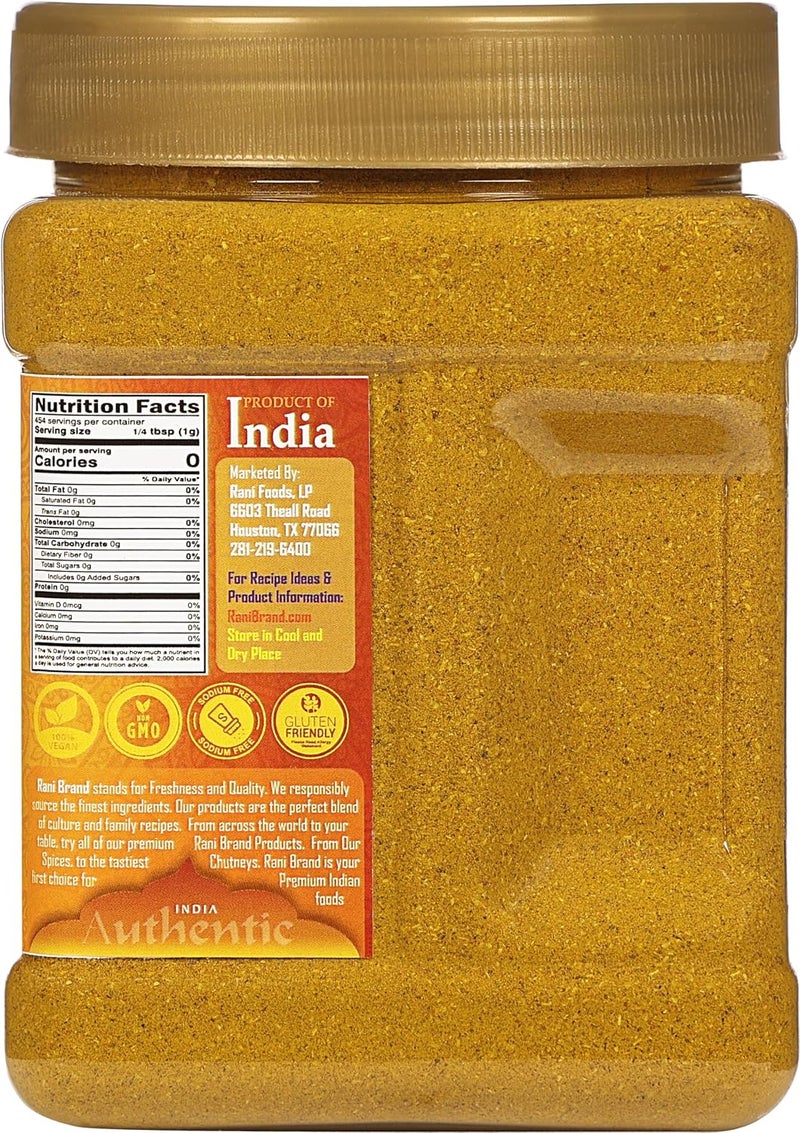 Rani Brand Hot Indian Curry Powder - 16oz (454g) Plastic Bottle - Image 2