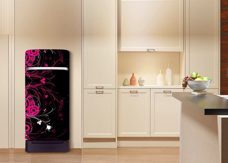 K2A DESIGN K2A DESIGN Abstract Colourfull Design Fridge Wrap Decorative Sticker 120 CmX60Cm  - Image 1