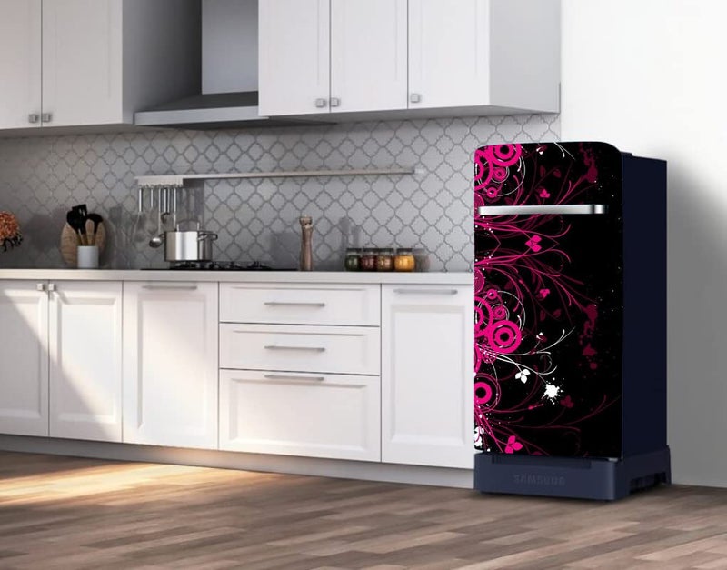 K2A DESIGN K2A DESIGN Abstract Colourfull Design Fridge Wrap Decorative Sticker 120 CmX60Cm  - Image 2
