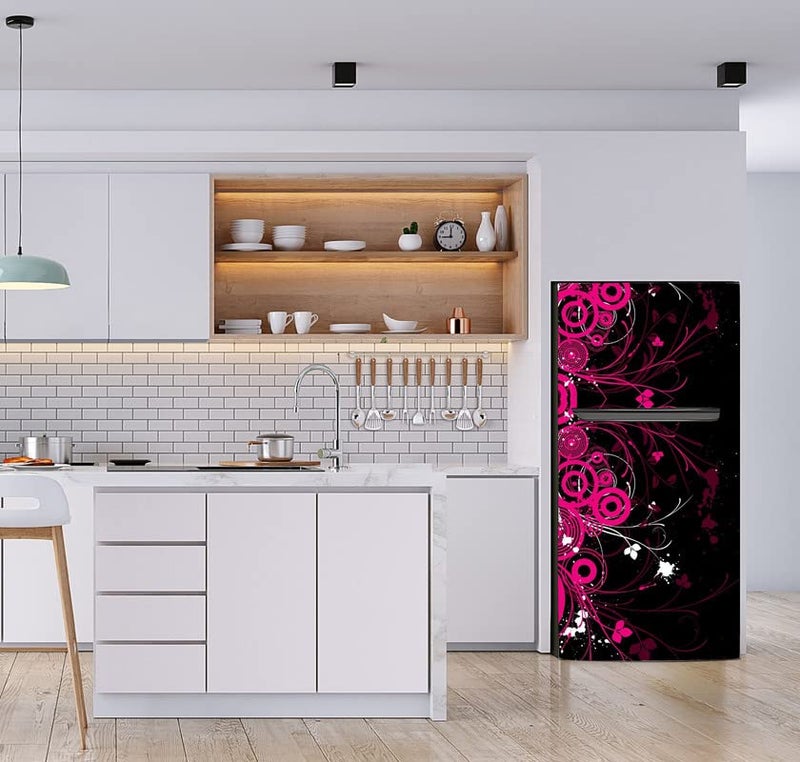 K2A DESIGN K2A DESIGN Abstract Colourfull Design Fridge Wrap Decorative Sticker 120 CmX60Cm  - Image 5