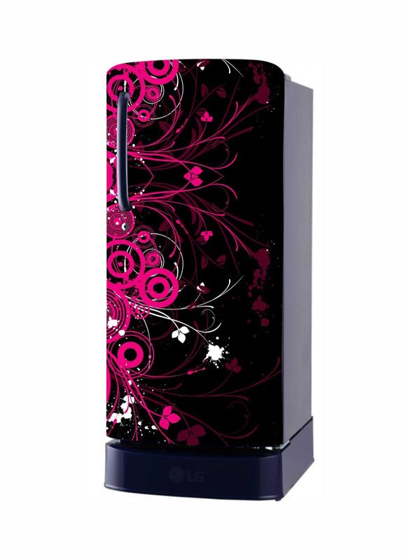 K2A DESIGN K2A DESIGN Abstract Colourfull Design Fridge Wrap Decorative Sticker 120 CmX60Cm  - Image 3