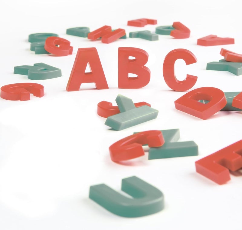 Smoby - 48 Magnetic Letters - Capital Letters for Use Boards Consisting of Red and Turquoise Letters for Children Aged 3 Years and Above - Image 4