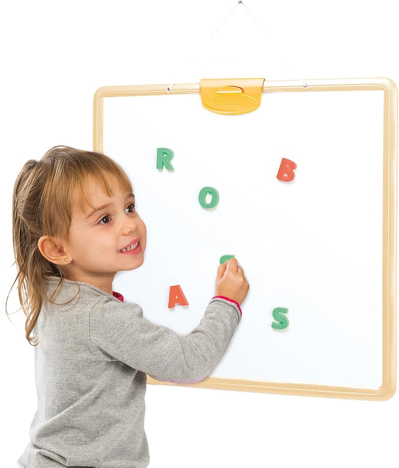 Smoby - 48 Magnetic Letters - Capital Letters for Use Boards Consisting of Red and Turquoise Letters for Children Aged 3 Years and Above - Image 5