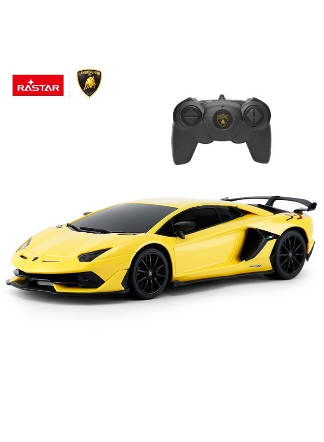RASTAR 1:24 Scale Aventador SVJ Remote Control Car, Officially Licensed Lamborghini RC Toy Car for Kids - Image 3