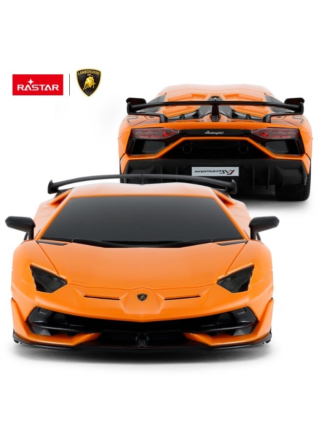 RASTAR 1:24 Scale Aventador SVJ Remote Control Car, Officially Licensed Lamborghini RC Toy Car for Kids - Image 2
