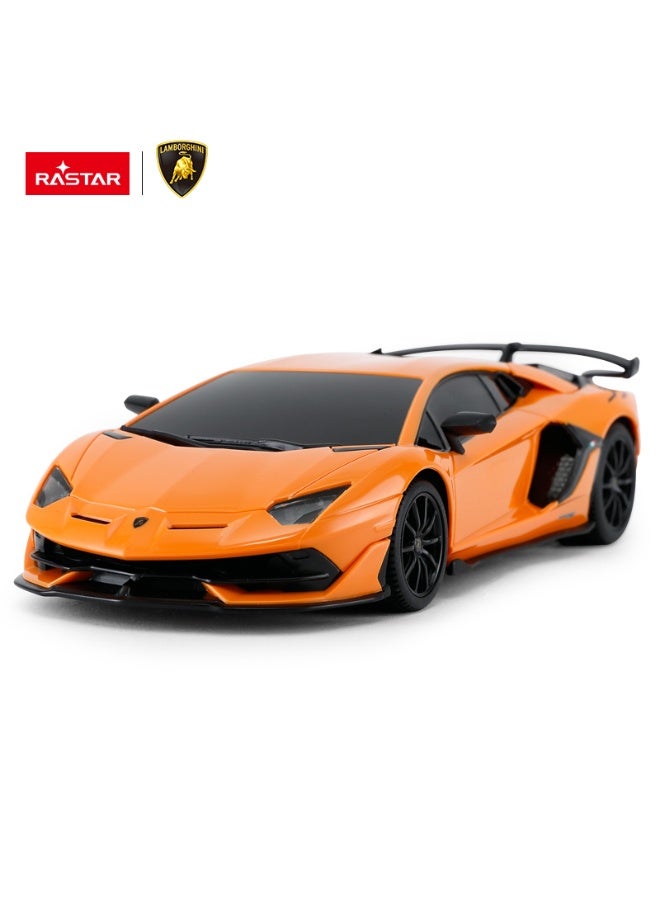 RASTAR 1:24 Scale Aventador SVJ Remote Control Car, Officially Licensed Lamborghini RC Toy Car for Kids - Image 1