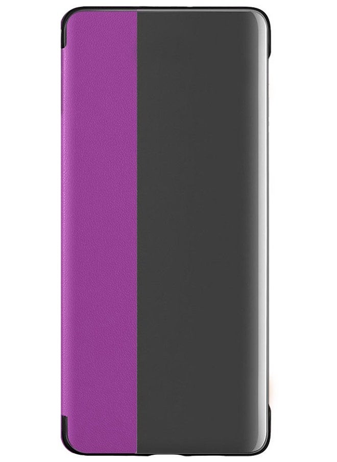 CATANES PU Flip Case Cover for iPhone 11 Pro Max Slim and Functional Purple  - Image 2