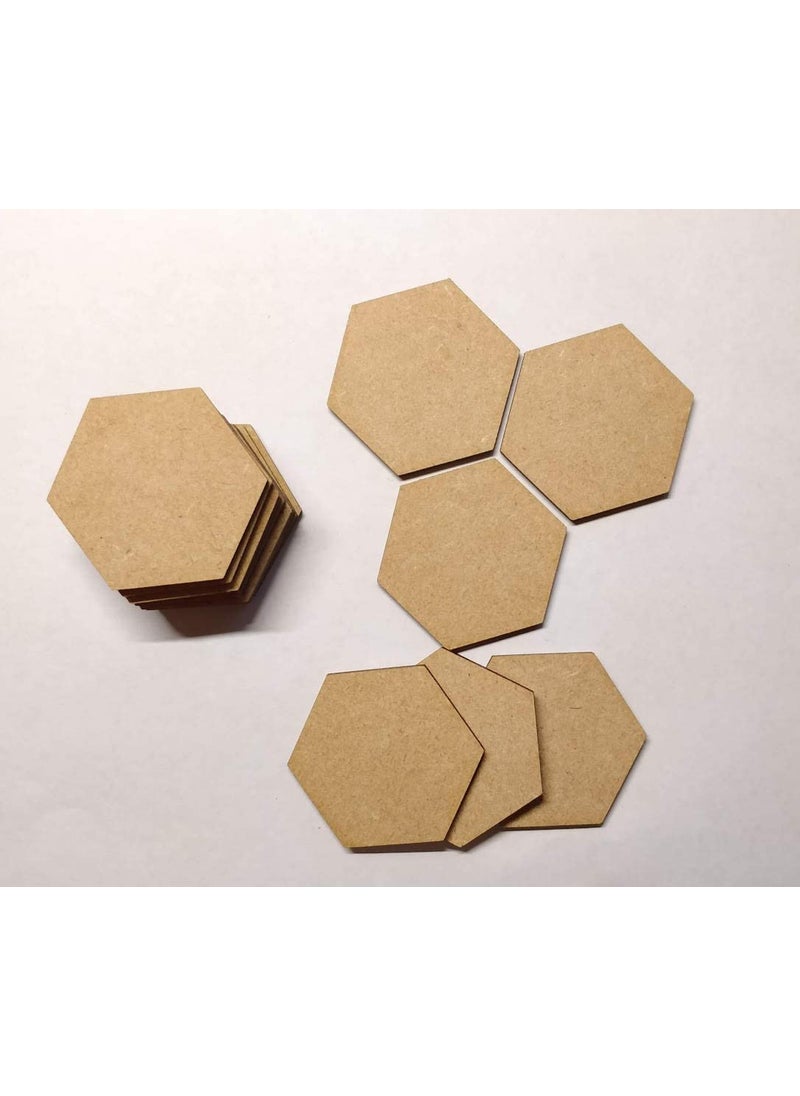 Snoogg Snoogg MDF Wood Board for Art and Craft for Resin Art Mandala Model Building Home Dcor Painting DIY Plaque Artist Painting Model Building Home Dcor Size 12 Inch Pack5  - Image 3