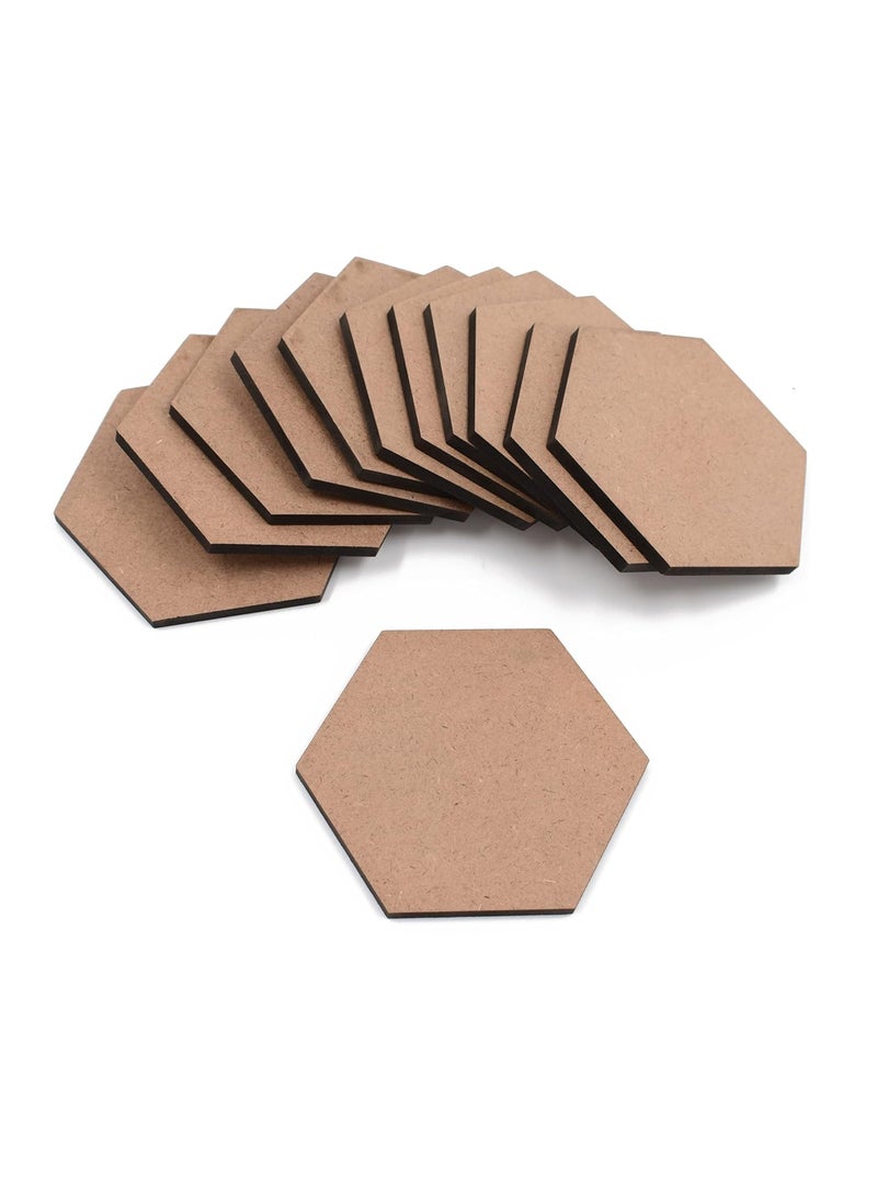 Snoogg Snoogg MDF Wood Board for Art and Craft for Resin Art Mandala Model Building Home Dcor Painting DIY Plaque Artist Painting Model Building Home Dcor Size 12 Inch Pack5  - Image 5