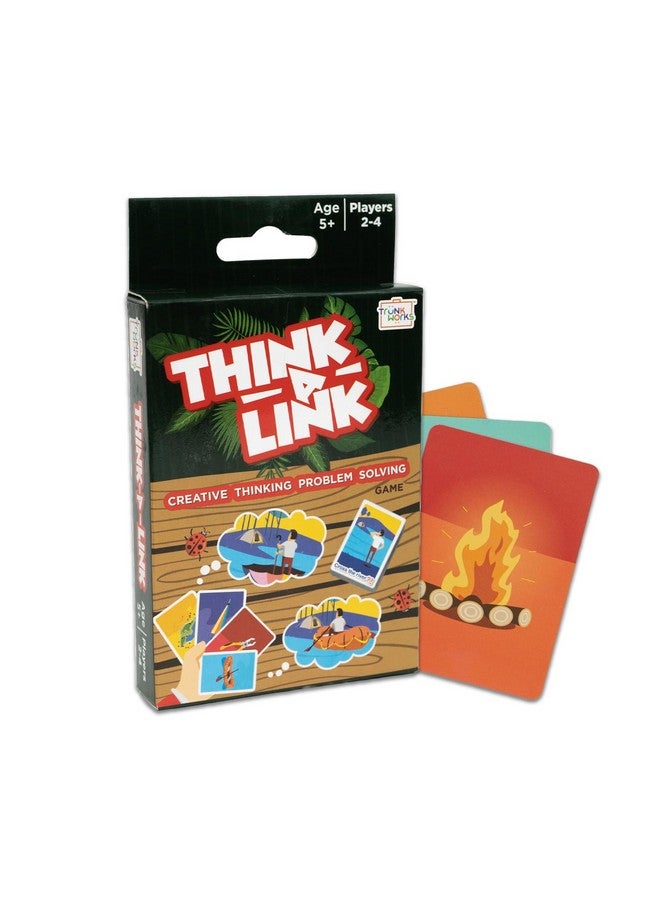 Trunk Works Think A Link Travel Card Game by TrunkWorks | Family Friendly | for Ages 5 and Above | Develops Creative Thinking, Problem Solving, Logic and Reasoning - Image 1