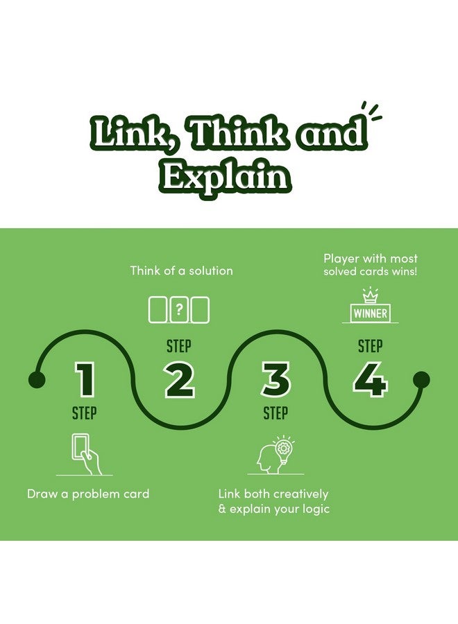 Trunk Works Think A Link Travel Card Game by TrunkWorks | Family Friendly | for Ages 5 and Above | Develops Creative Thinking, Problem Solving, Logic and Reasoning - Image 4