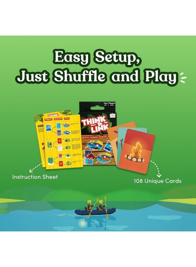 Trunk Works Think A Link Travel Card Game by TrunkWorks | Family Friendly | for Ages 5 and Above | Develops Creative Thinking, Problem Solving, Logic and Reasoning - Image 3