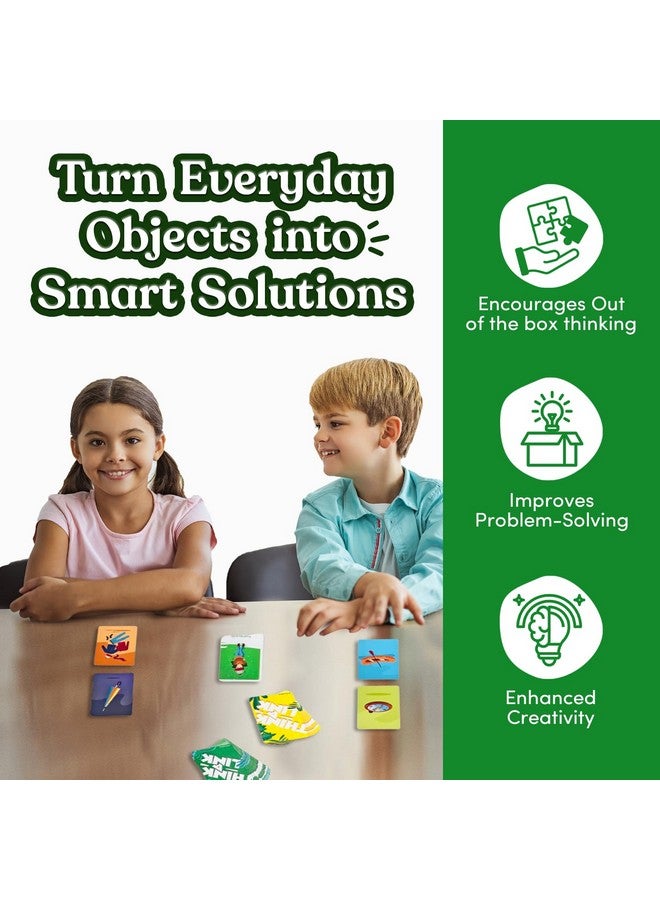 Trunk Works Think A Link Travel Card Game by TrunkWorks | Family Friendly | for Ages 5 and Above | Develops Creative Thinking, Problem Solving, Logic and Reasoning - Image 5