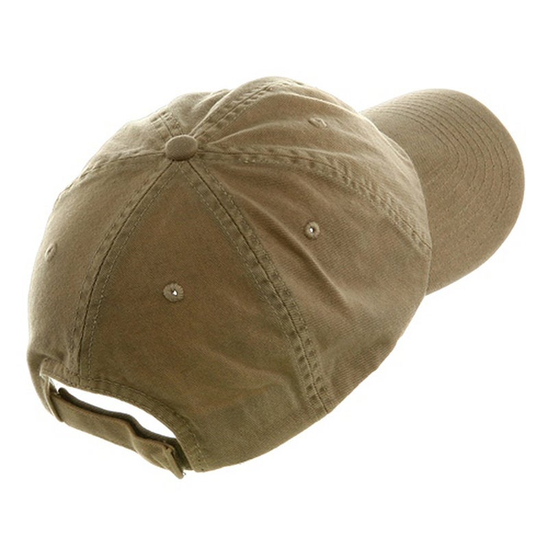 Mega Cap MG Low Profile Dyed Cotton Twill Cap - Khaki W39S55D - Image 3